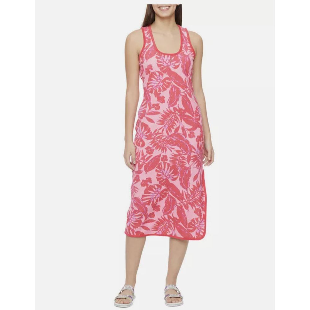 Juicy Couture‎ Medium Women's Towel Terry Midi T-shirt Dress MULTI PINK NWT